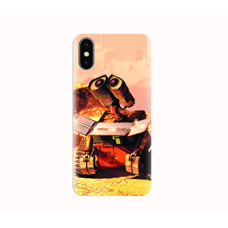Husa silicon IPHONE X - wall e