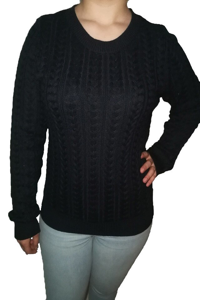 Pulover dama, Raspberry, Bleumarin, Albastru marin, M