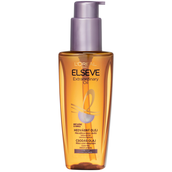 Ulei de par cu utilizare multipla L'Oreal Paris Elseve Ulei Extraordinar pentru par fin si uscat, hraneste si adauga stralucire, ofera protectie termica pana la 230°C, 100 ml