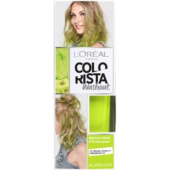 Vopsea de par temporara L'Oreal Paris Colorista Washout Lime, 80 ml Vopsea de par temporara L'Oreal Paris Colorista Washout Lime, 80 ml