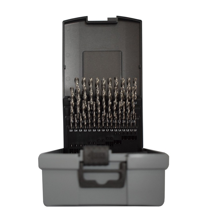 ABRABORO® HSS-GS fémfúró készlet, 50 részes