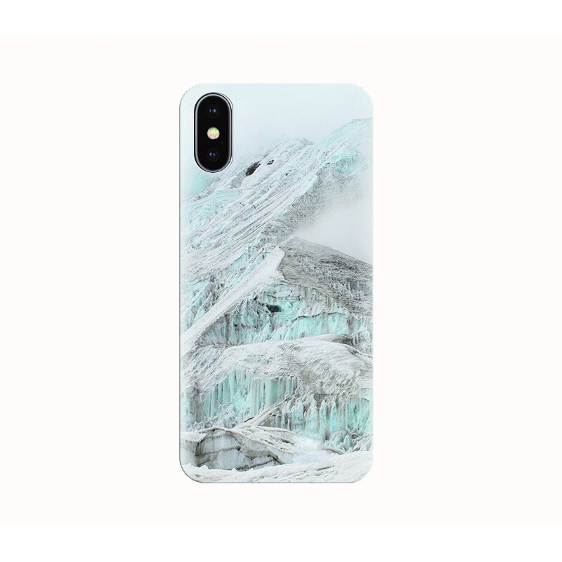 Husa silicon IPHONE X - snowy ridge