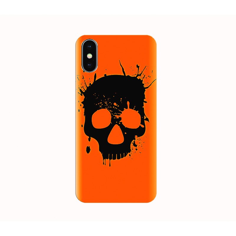 Husa silicon IPHONE X - wasted skull