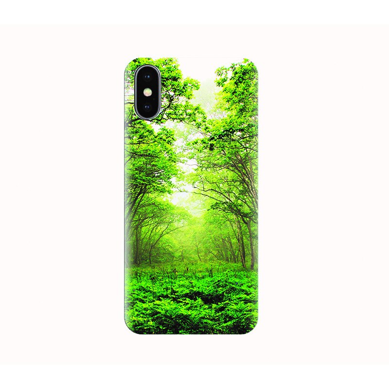 Husa silicon IPHONE X - the forest