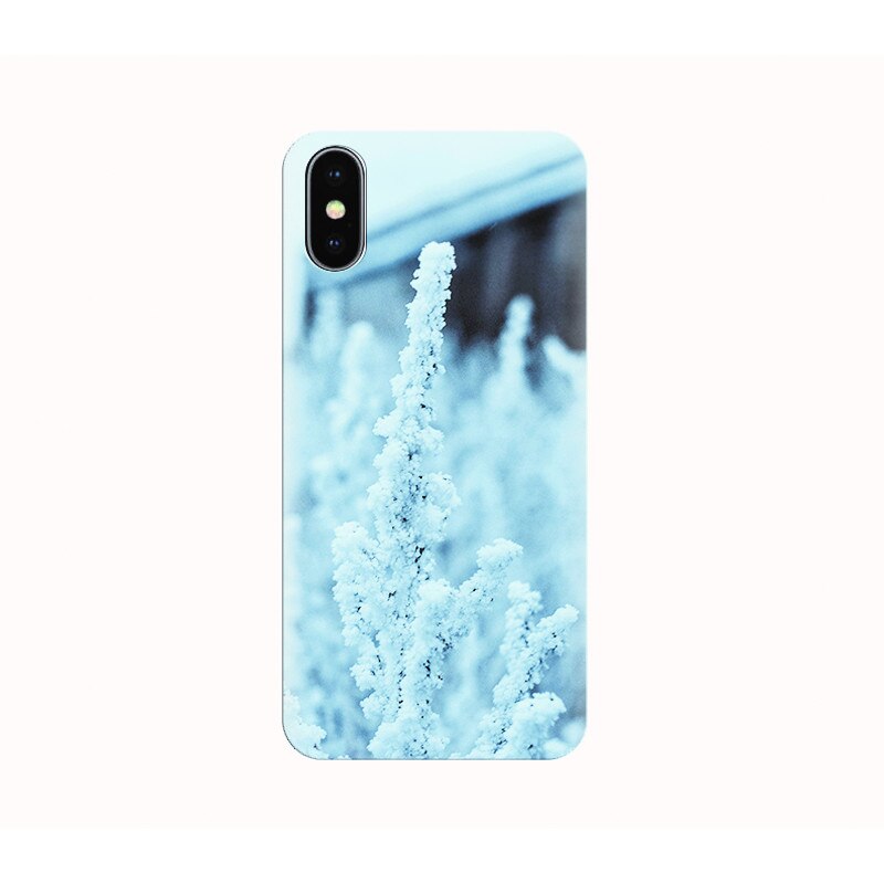 Husa silicon IPHONE X - snow