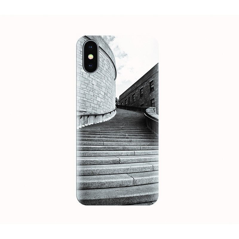 Husa silicon IPHONE X - stairs