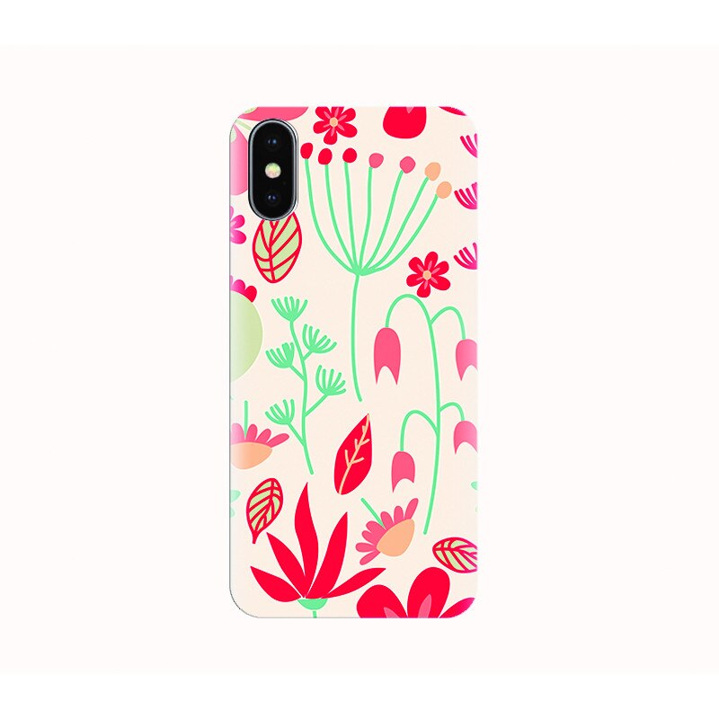Husa silicon IPHONE X - vintage flowers