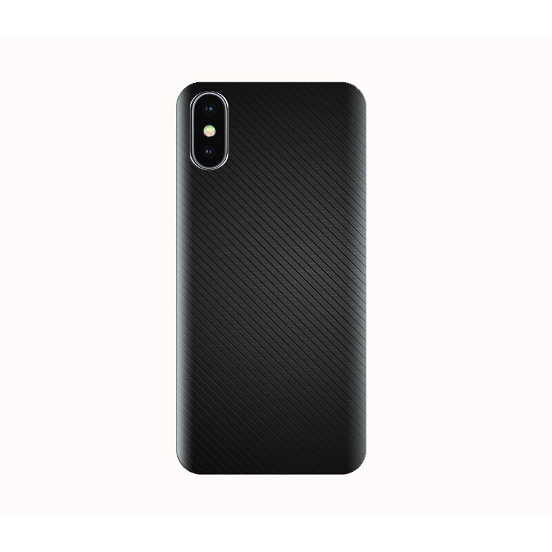 Husa silicon IPHONE X - striped black