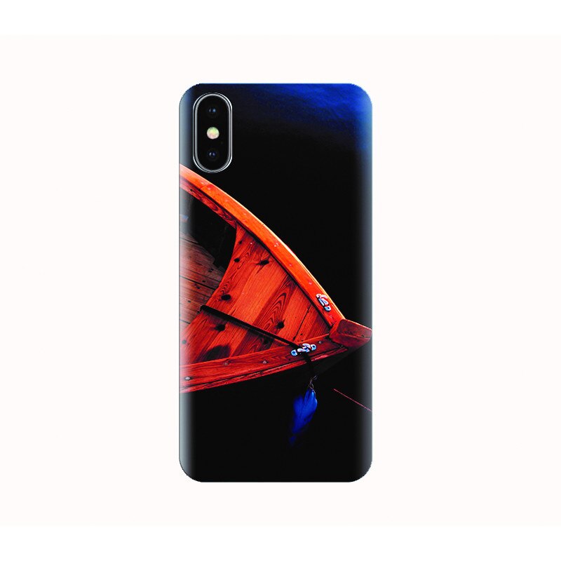 Husa silicon IPHONE X - vintage boat