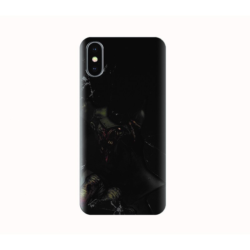 Husa silicon IPHONE X - zombie skull