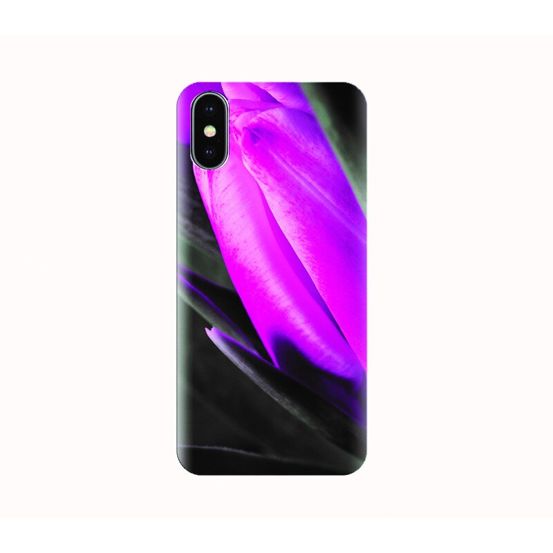Husa silicon IPHONE X - tulip