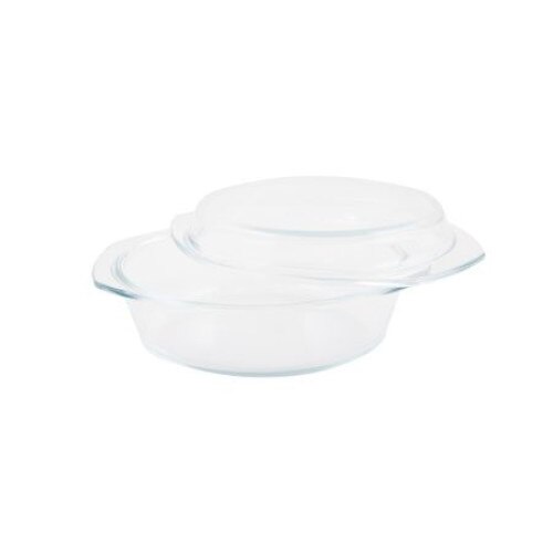 Vas Sticla termorezistenta cu capac sticla , Capacitate 1.5 l