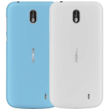 Husa de protectie Nokia Xpress-On Dual Pack pentru Nokia 1, 2 bucati, Albastru/Gri Husa de protectie Nokia Xpress-On Dual Pack pentru Nokia 1, 2 bucati, Albastru/Gri