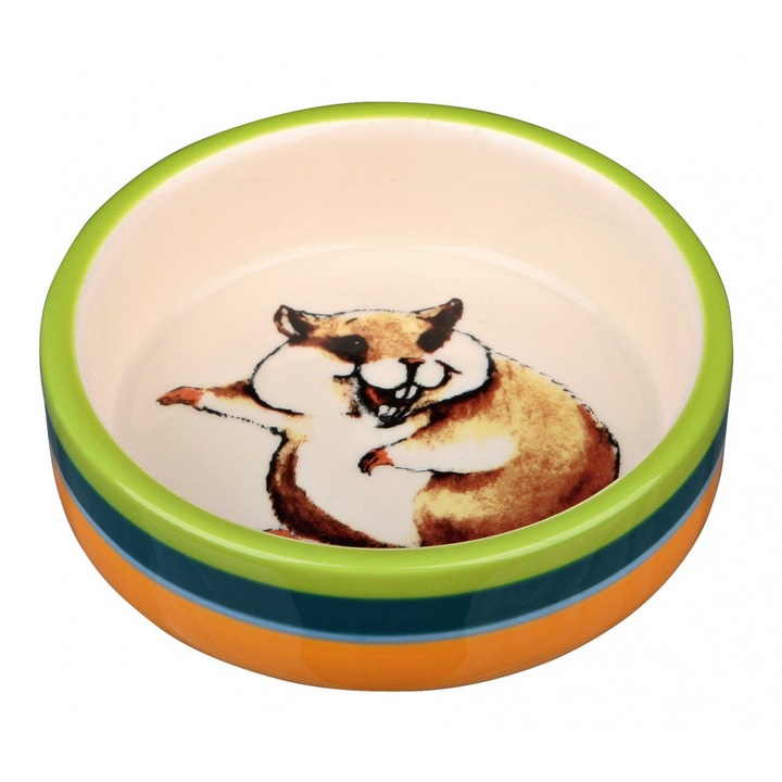 Castron Trixie Ceramica Hamster 80 ml/8 cm 60801