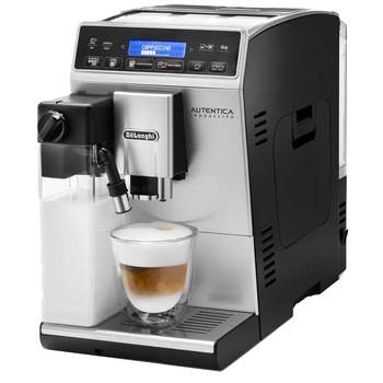 Espressor automat De'Longhi Autentica Cappuccino ETAM 29.660.SB, Carafa pentru lapte, Sistem LatteCrema, Rasnita cu 13 setari, 1450W, 15 bar, 1.4 l, Argintiu Espressor automat De'Longhi Autentica Cappuccino ETAM 29.660.SB, Carafa pentru lapte, Sistem LatteCrema, Rasnita cu 13 setari, 1450W, 15 bar, 1.4 l, Argintiu
