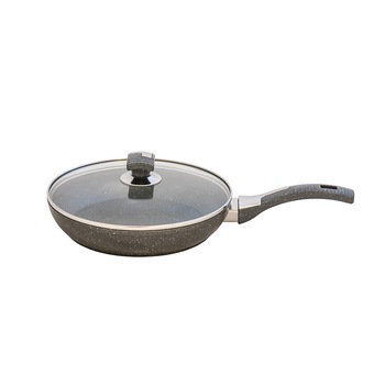 Tigaie aluminiu cu capac, 22 cm BONERA - GRNT1033 Tigaie aluminiu cu capac, 22 cm BONERA - GRNT1033