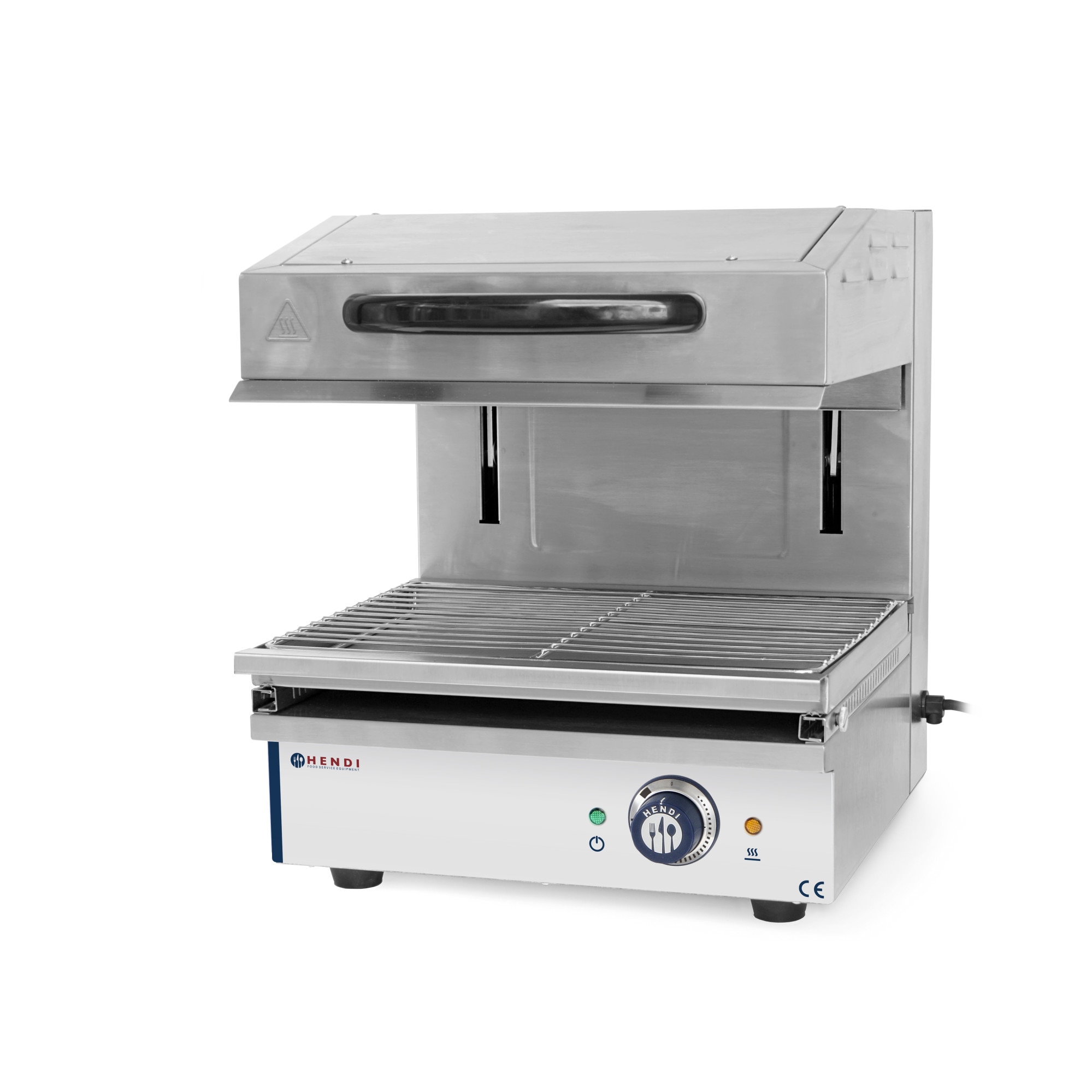 Cuptor tip Salamandra Hendi 450, 2800 W, Argintiu 480X520X(H)530