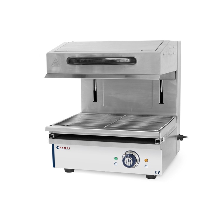 Cuptor tip Salamandra Hendi 450, 2800 W, Argintiu 480X520X(H)530