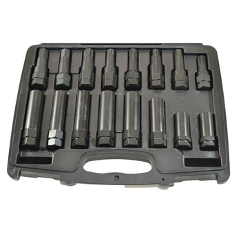 Trusa cu chei speciale pentru suruburi antifurt 16 piese Trusa cu chei speciale pentru suruburi antifurt 16 piese
