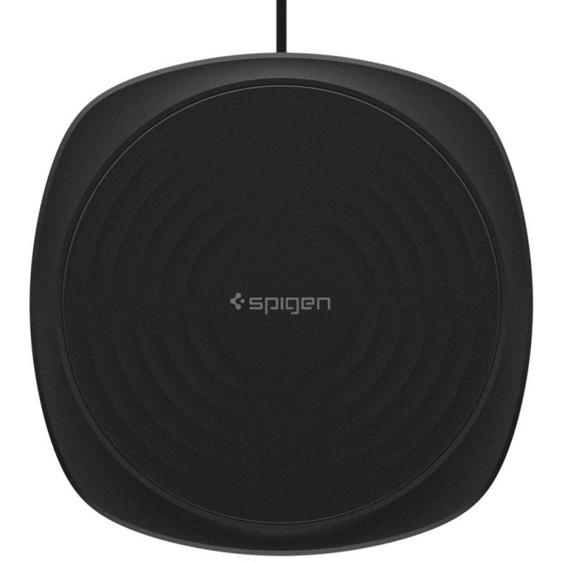 Incarcator Universal Inductie Waterproof Spigen F305W Wireless Fast Charger 9W QC 3.0 Negru