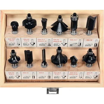 Set 12 freze pentru lemn, Vorel, 22550, 8mm Set 12 freze pentru lemn, Vorel, 22550, 8mm
