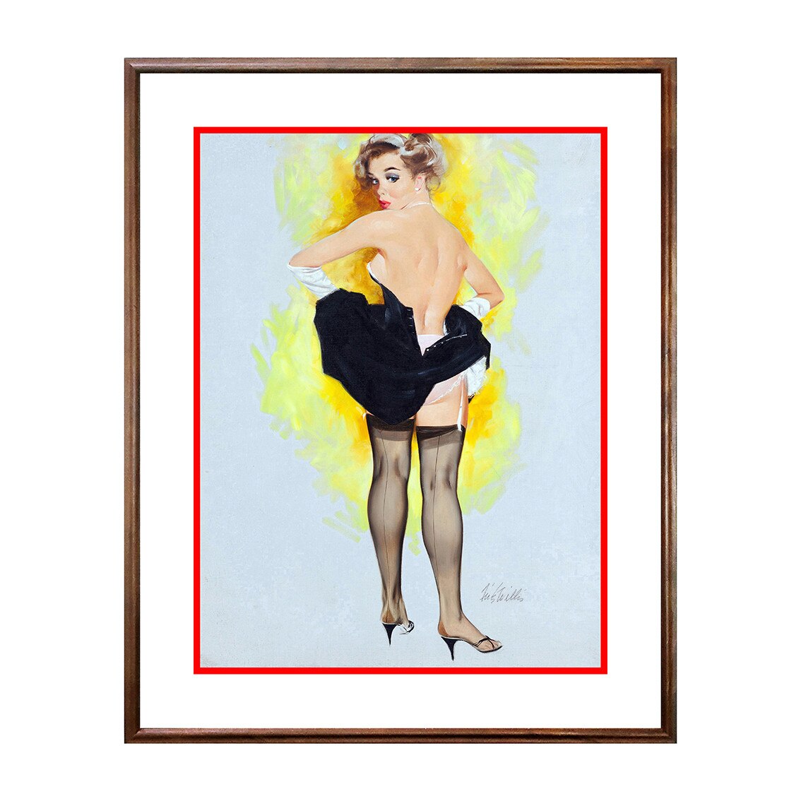 Tablou Poster, Vintage Pin-Up - VP-117, 40 x 50 cm