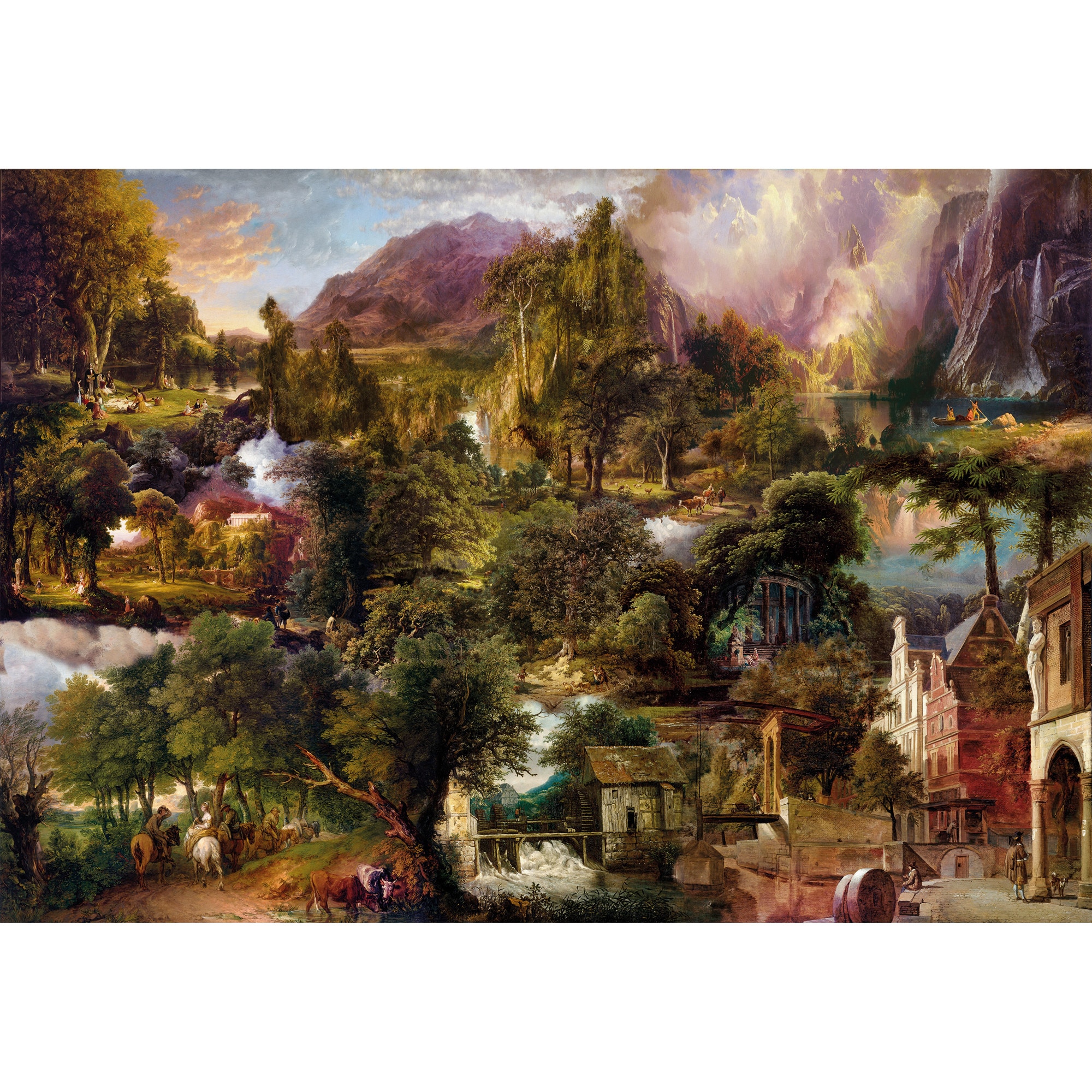 Fototapet peisagistic Heritage Komar XXL4-039 Multicolor 368 X 248cm