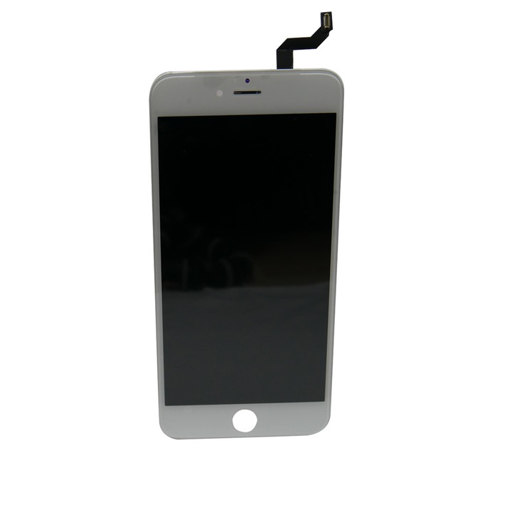 Display Original Apple iPhone 6s Plus Retina, ansamblu ecran IPS LCD / 3D touchscreen / rama, alb
