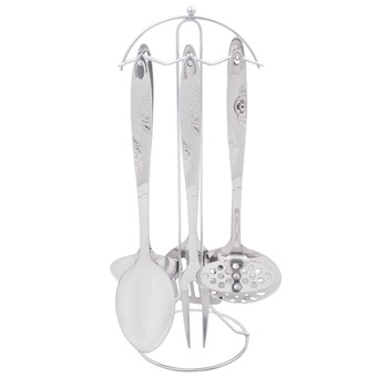 Set ustentile din Inox pentru bucatarie - 7 ps - GRUNBERG Set ustentile din Inox pentru bucatarie - 7 ps - GRUNBERG