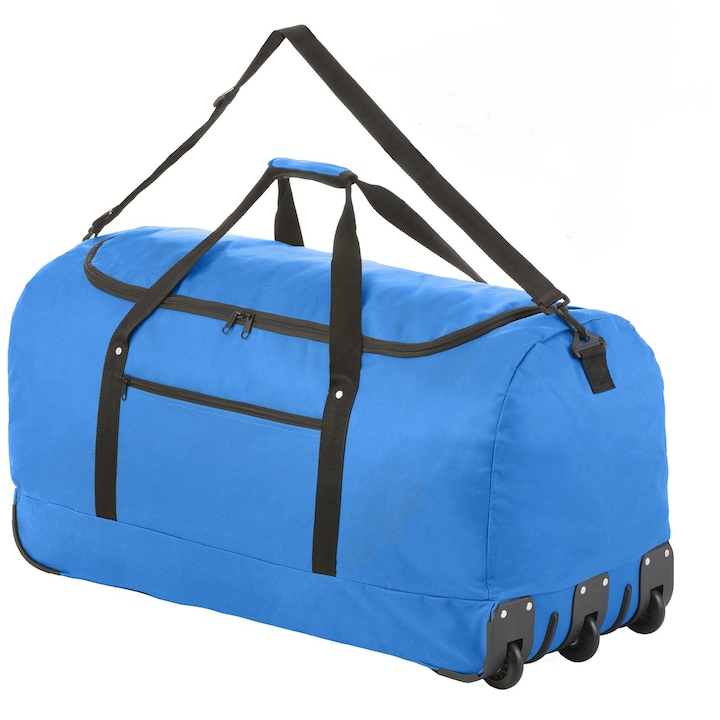 Пътна чанта с колела, TravelZ, 603093 - 81W, Светло синьо