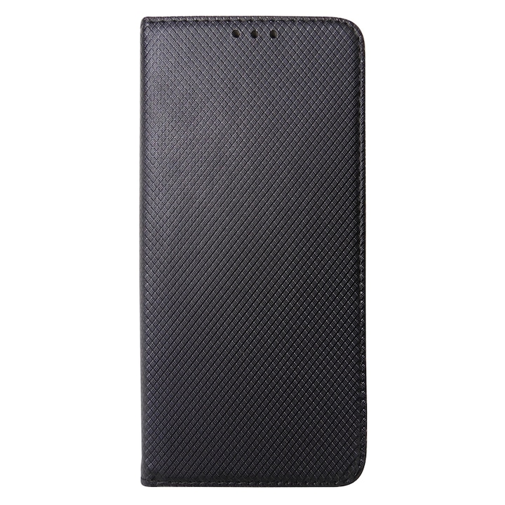 Husa tip carte cu stand Smart Magnet neagra pentru Samsung Galaxy S9 Plus