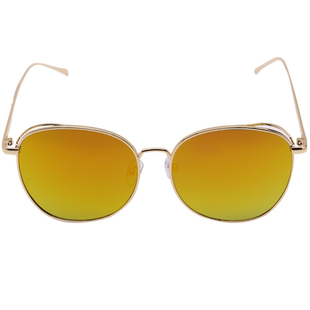 Ochelari de soare pentru femei, Rotunzi, 101092C3 Auriu Rosu
