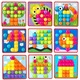Joc de creatie Button Idea, mozaic, multicolor, 31x31cm