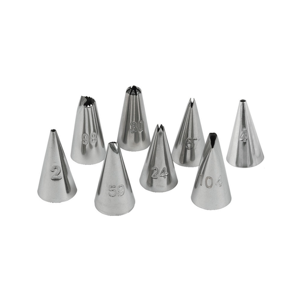 Dui individual pentru ornare torturi si prajituri, Ø 2 x 3 cm, inox