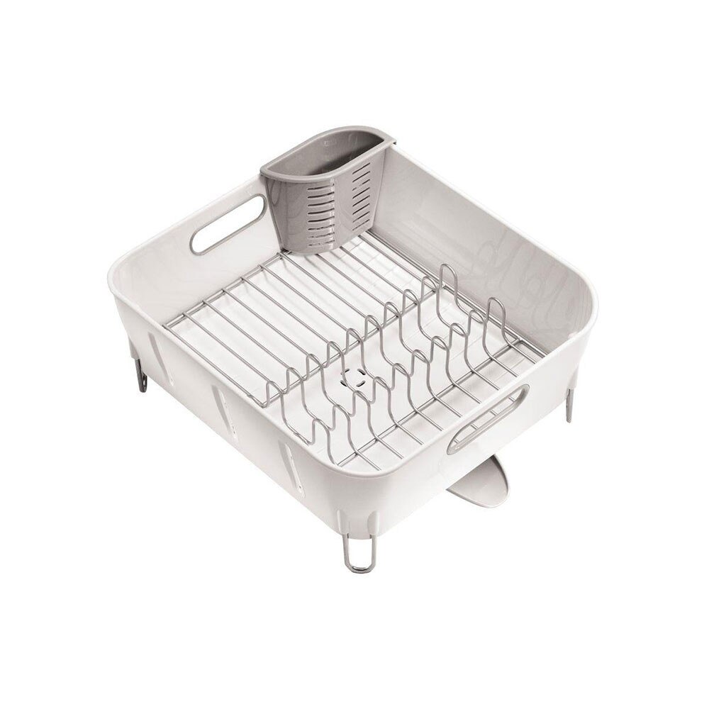 Scurgator de vase, Compact Dish Rack, 37 x 32 x 17 cm, Alb
