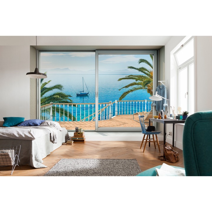 Fototapet , Colectia Komar Into Illusion 2, Categoria Deluxe , Gama Wander Lust , 4 piese , dimensiuni 368x248 cm , XXL4-050