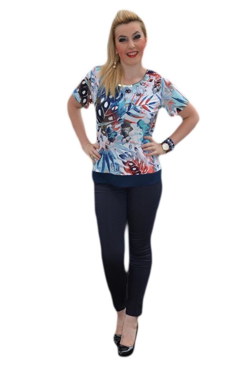 Bluza lejera, design natural, D&J Exclusive, Multicolor