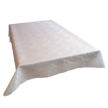 Fata de masa unicolor jacquard, Alba 100/150 cm Fata de masa unicolor jacquard, Alba 100/150 cm