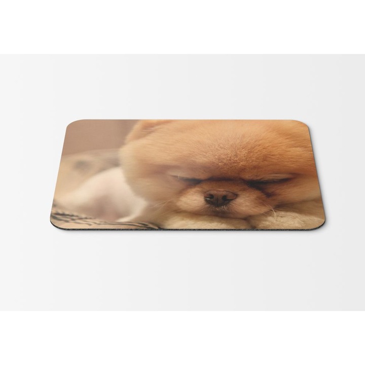 Mouse Pad Animals Dogs Thanksgiving Pets Pomeranian Boo - 21.5 x 27 x 0.3cm