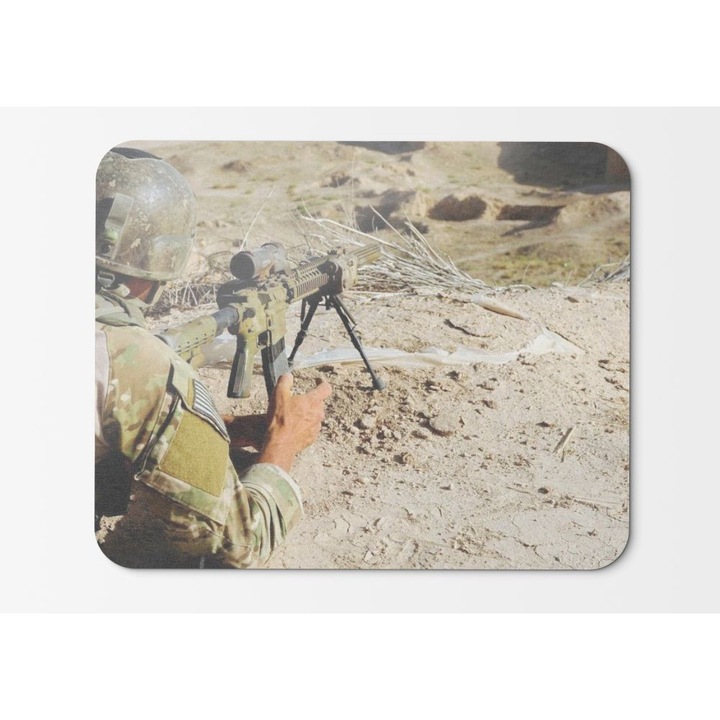 Mouse Pad Army Military Weaponry - 21.5 x 27 x 0.3cm