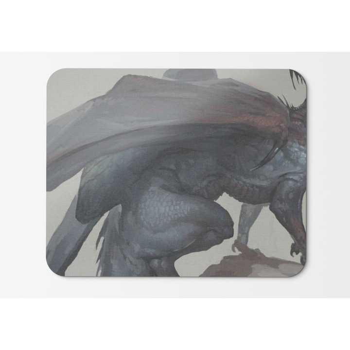 Egérpad, Sárkány Fantasy Art egyszerű háttér szárnyak - 21,5 x 27 x 0,3 cm