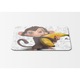 Mouse Pad Artwork Bananas Drawings Funny Monkeys - 21.5 x 27 x 0.3cm