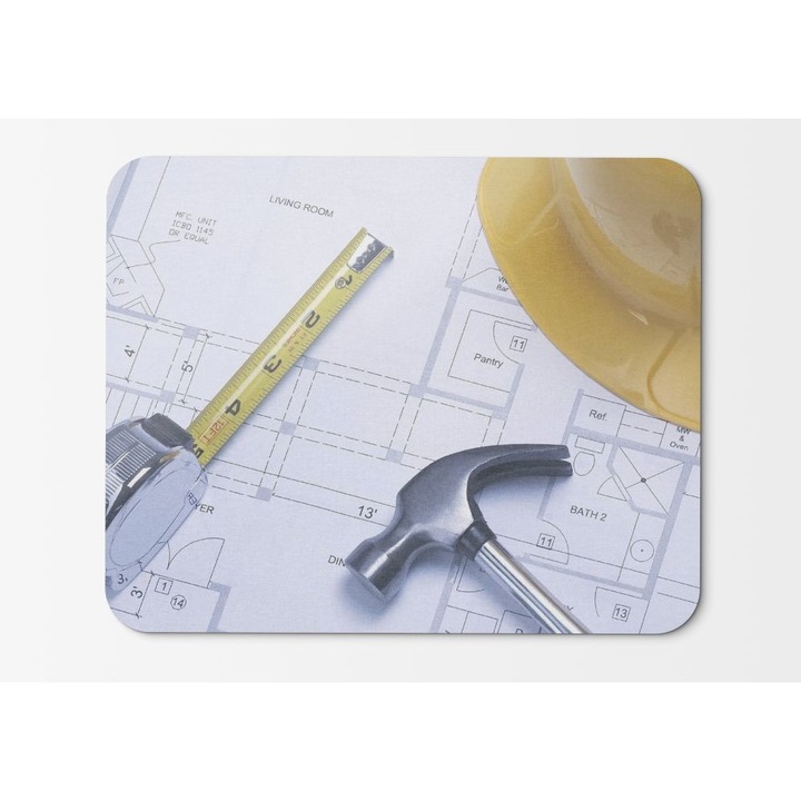Mouse Pad Architecture Engineers sisakok - 21,5 x 27 x 0,3 cm