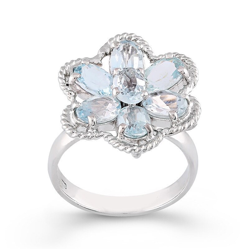 Inel Fantazzia Argint 925 Topaz Albastru, 57 MNGRG1343-BT