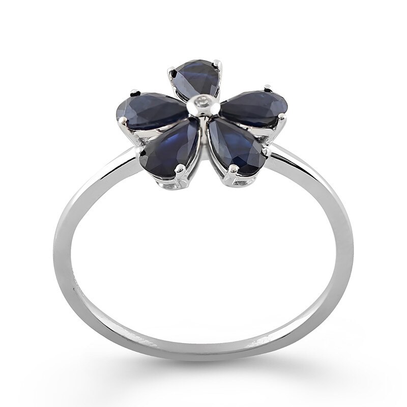 Inel Deruvo Aur 18k Diamant, Safire, 54 RSAR01824-SADW