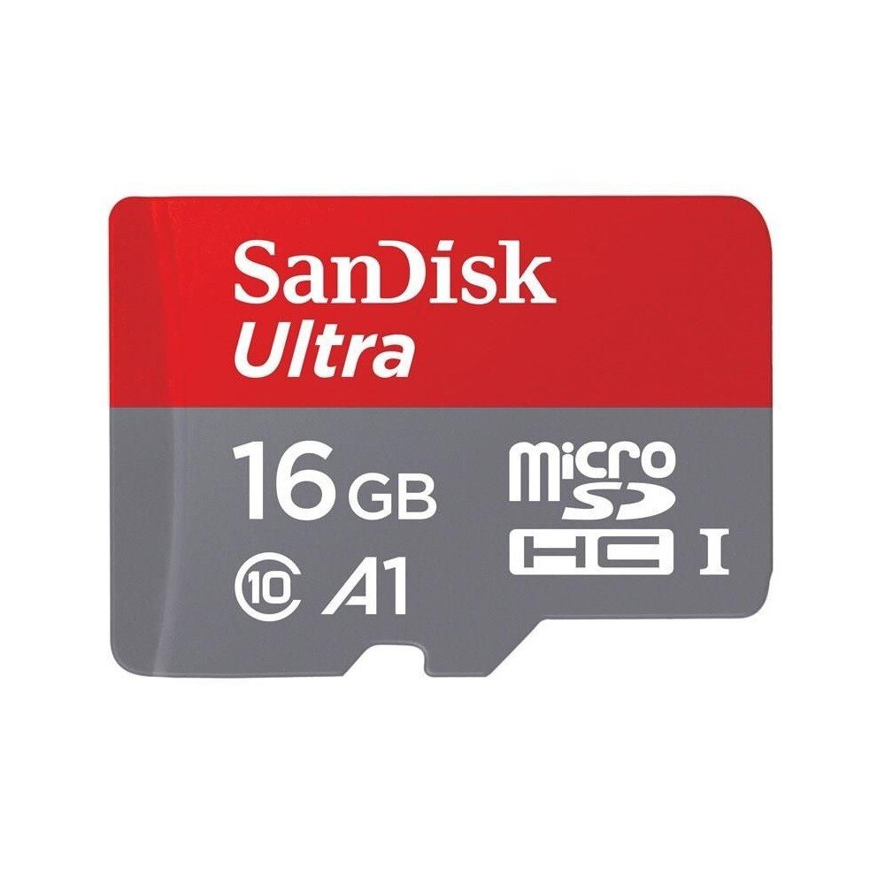 Card de memorie SanDisk Microsdhc pentru Android, 16GB, Clasa 10, 98 Mb / s, Adaptor