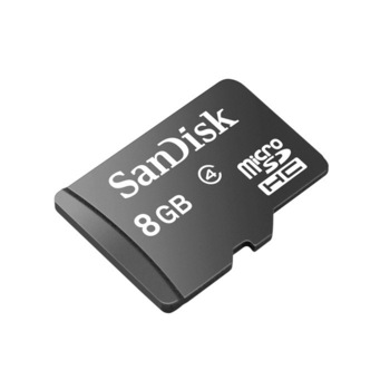 Card de memorie SanDisk microSDHC, 8 GB Card de memorie SanDisk microSDHC, 8 GB