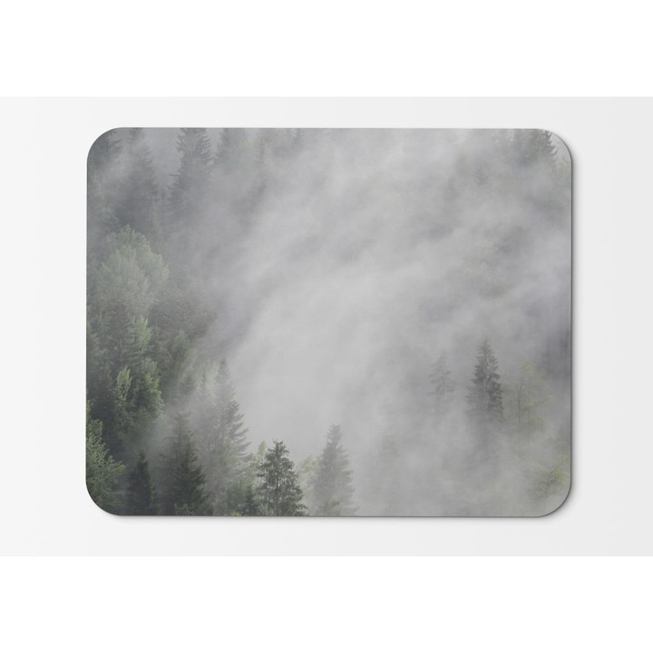 Mouse Pad Austria Forest Köd Köd Fenyők - 21,5 x 27 x 0,3 cm