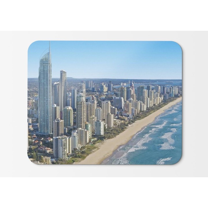 Mouse Pad Australia Queensland Cityscapes Skyline felhőkarcolók - 21,5 x 27 x 0,3 cm