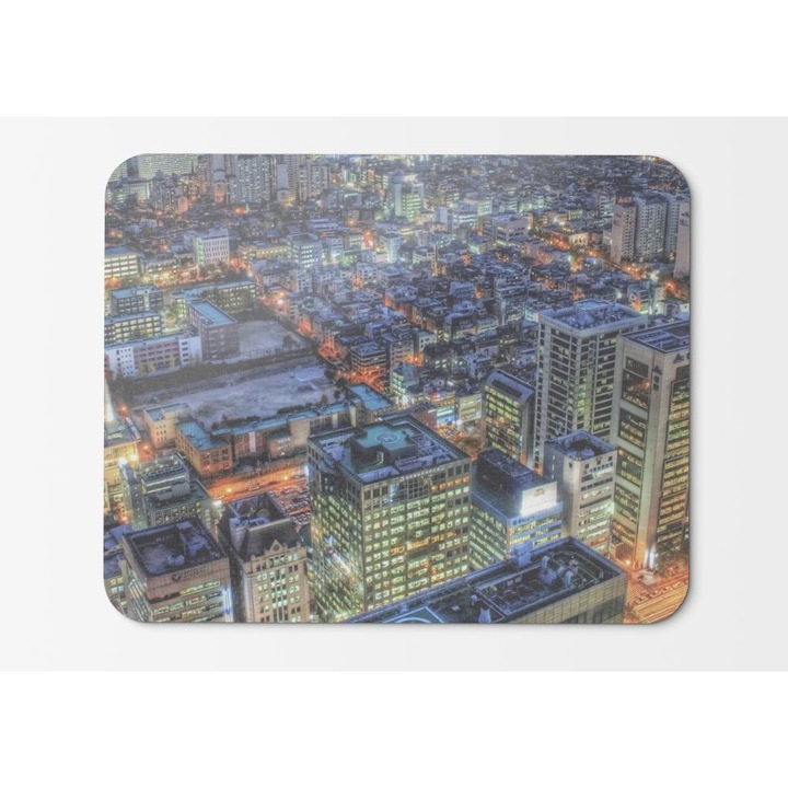 Mouse Pad Asian Architecture Asians Hdr Photography Seoul - 21,5 x 27 x 0,3 cm